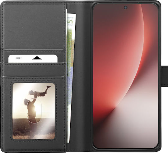 Mayaxess 2 In 1 Wallet Case Honor Magic 8 Lite Detachable Cover Black