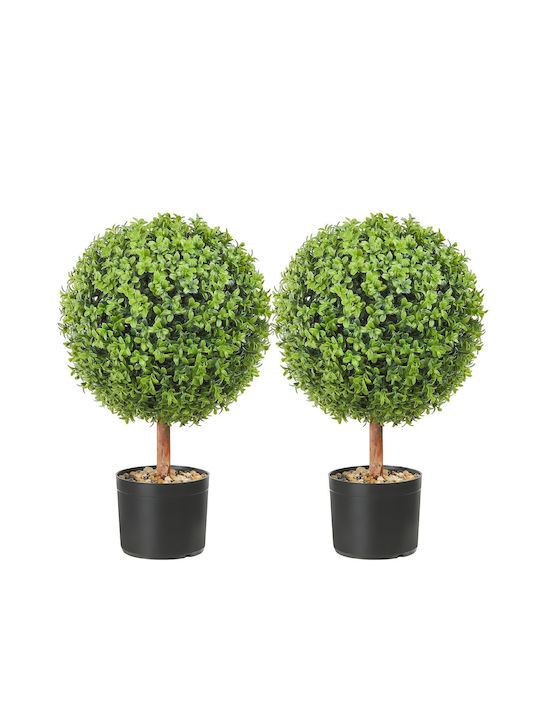 Изкуствено дърво за външно пространство Green 61см 2бр Vevor