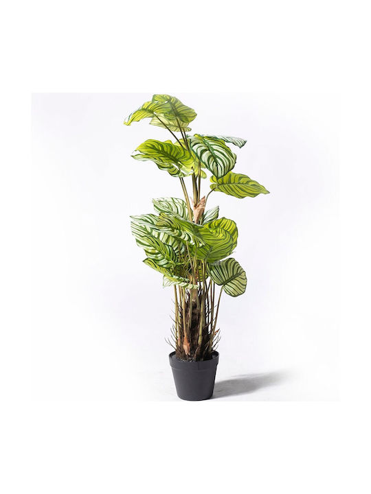 Изкуствено растение в саксия Калатея Green 90см Supergreens