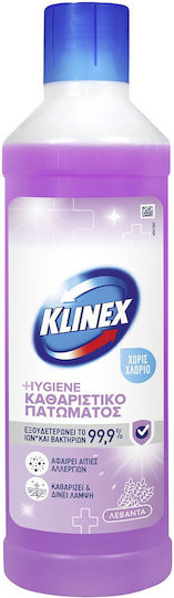 Klinex Καθαριστικό Υγρό Πατώματος με Απολυμαντική Δράση Λεβάντα 1lt