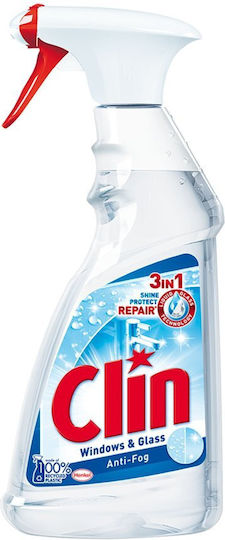 Clin Καθαριστικό Spray Τζαμιών Anti-Fog 500ml