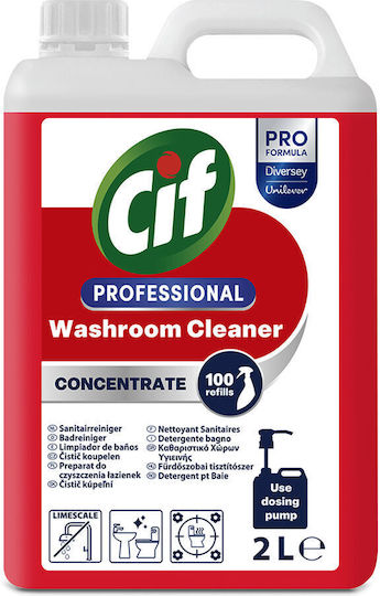 Cif Professional Концентриран Почистващ Препарат За Баня 2l