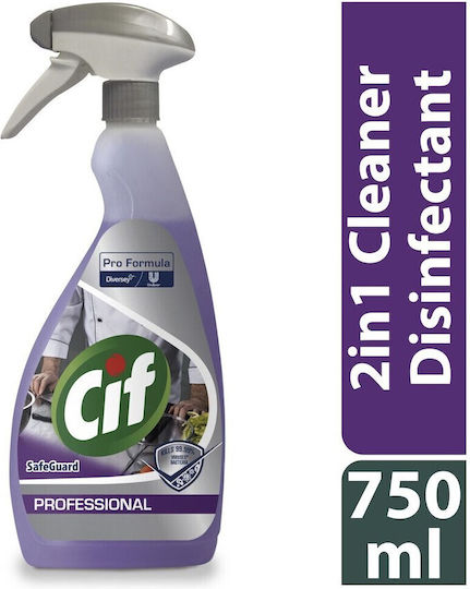 Cif Professional Pro Formula Καθαριστικό Spray Γενικής Χρήσης με Απολυμαντική Δράση 750ml