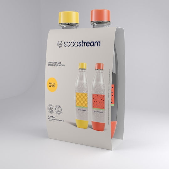 Sodastream Fuse Безалкохолна напитка Диня Сгъстен Без Газировка в Бутилка 2x1000мл