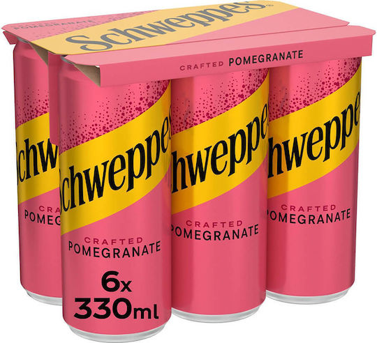 Schweppes Soft Drink with Carbonation 6X330ML 6x330ml