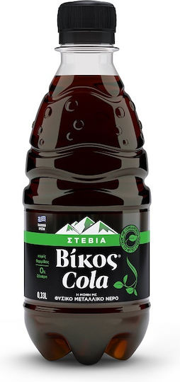 Βίκος με Stevia Cola με Ανθρακικό, Χωρίς Ζάχαρη 330ml