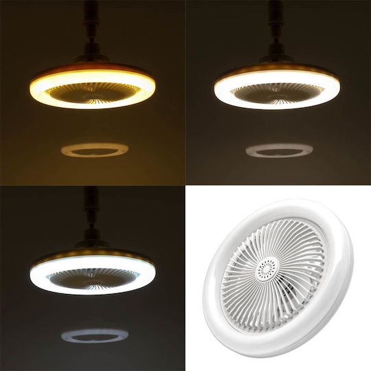 Rixme Closed Type (Ceiling Light) 25.5cm With Light White