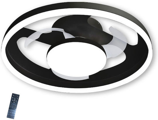 Primo PRCF-80725 Closed Type (Ceiling Light) 50.8cm With Light Black