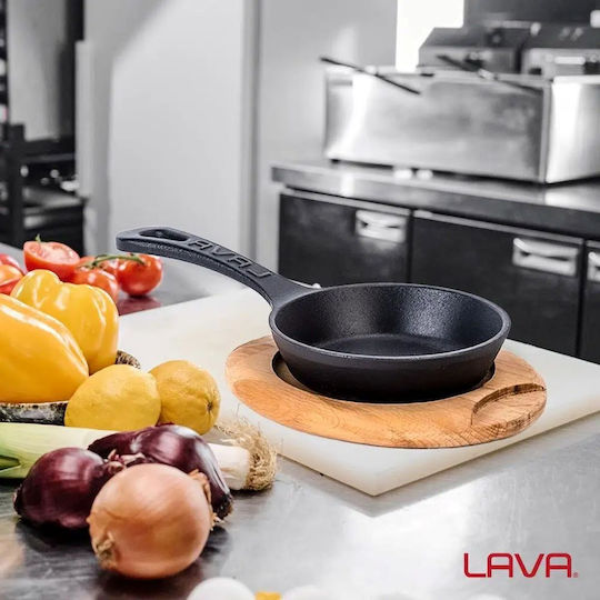 Lava Тиган от Чугун с Емайлирано Покритие 12cm