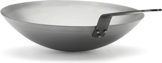 De Buyer carbone Plus Wok από Ανθρακούχο Χάλυβα με Αντικολλητική Επίστρωση 35cm