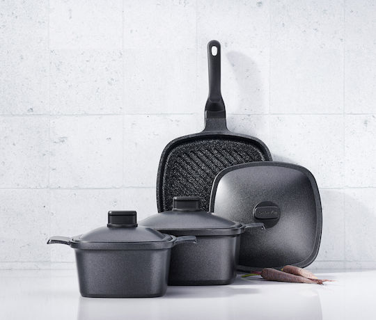 Korkmaz Casterra Grătar Din Aluminiu Cu Acoperire Antiaderentă 26cm