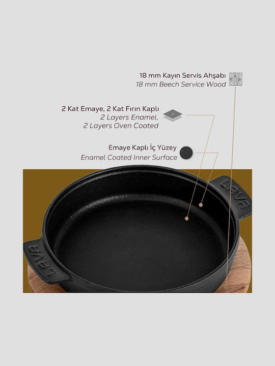 Lava Saute made of Cast Iron 17cm
