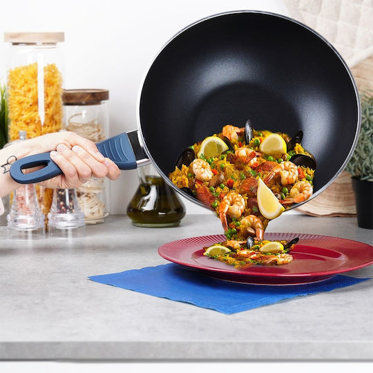 Orion Diamentowa Wok Aluminum with Non-Stick Interior Coating 30cm