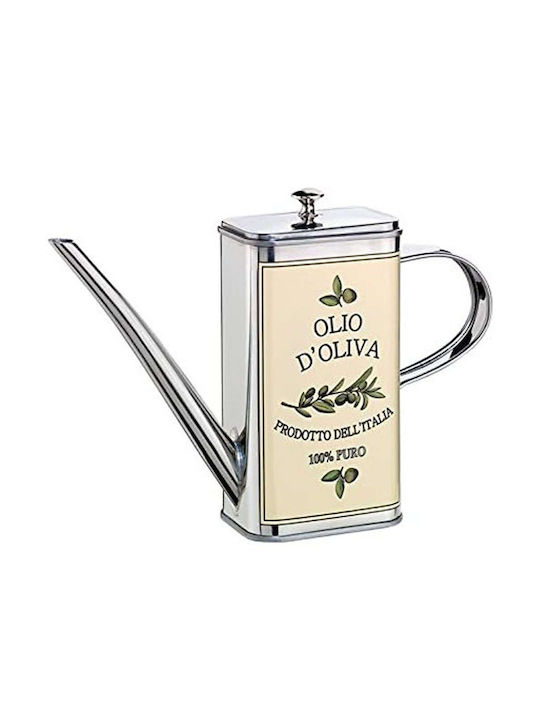 Cilio Oliva Cutie de ulei din Oțel Inoxidabil cu Flux 500ml