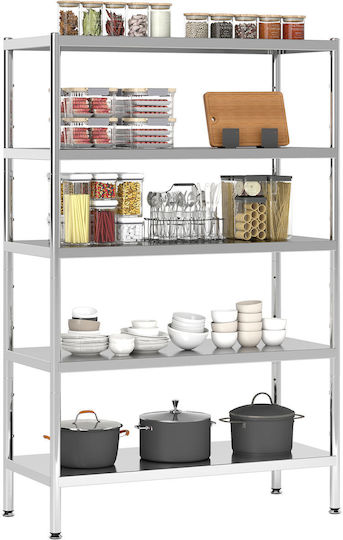 HomCom Silver Kitchen Rack 801-397V02SR