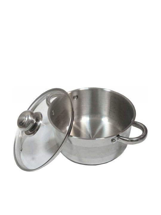 KING Hoff Βαθιά Ανοξείδωτη Κατσαρόλα 0.5lt / 12cm