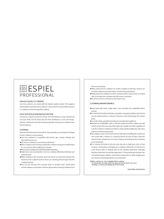 Espiel Shallow Pot 2.2lt /