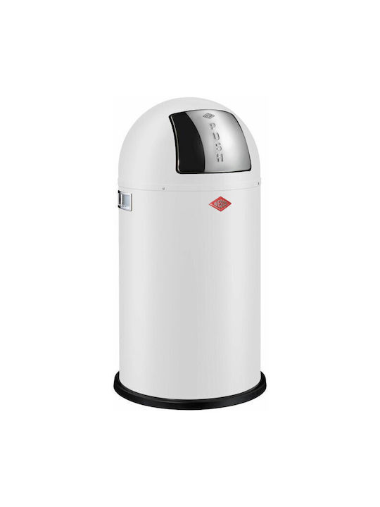 Wesco Κάδος Απορριμμάτων Πλαστικός Λευκός 50lt