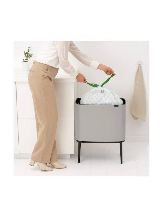 Brabantia Bo Touch Mülleimer Kunststoff Grau 36lt