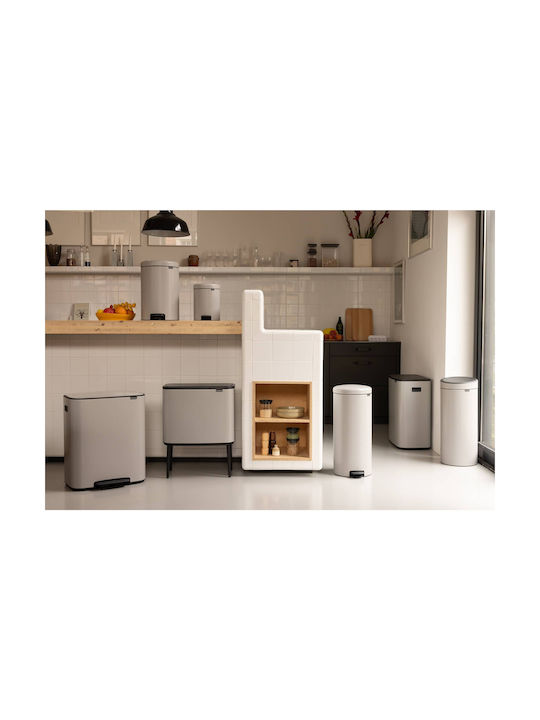 Brabantia Bo Touch Mülleimer Kunststoff Grau 60lt