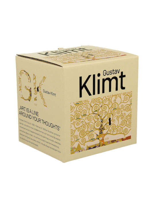 Mug 360ml Box Duo Klimt Tree Life Ecru