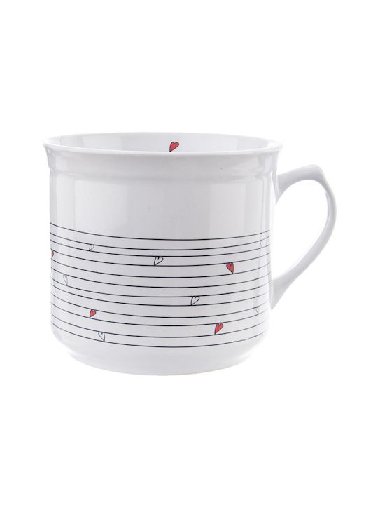 Orion Mug Ceramic White 650ml