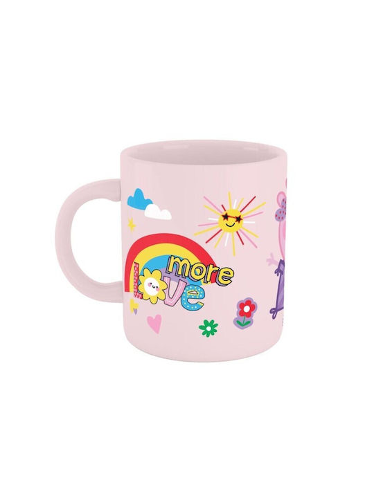 Peppa Pig Mug Ceramic Pink 340ml