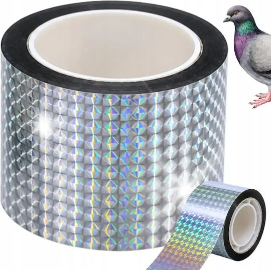 Vogelabwehrband 110m x 4,5cm Professioneller Schutz Für Flächen Vogelabwehrband 110m x 4,5cm Professioneller Schutz Für Flächen