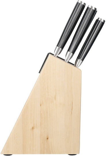 Kitchenaid Messer Set mit Sockel aus Rostfreier Stahl 6 Stück