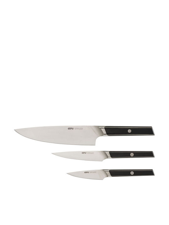 Gefu Stainless Steel Knife Set 3 Pieces