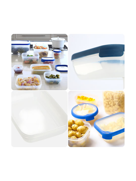Curver Plastic Lunch Box Grand Chef Eco Line Blue 2600ml