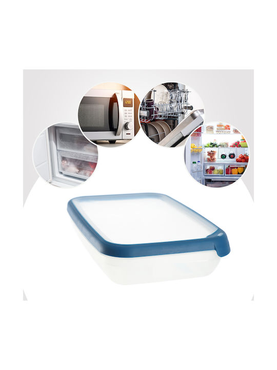 Curver Plastic Lunch Box Grand Chef Eco Line Blue 2600ml