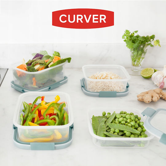 Curver Plastic Lunch Box Blue 1200ml