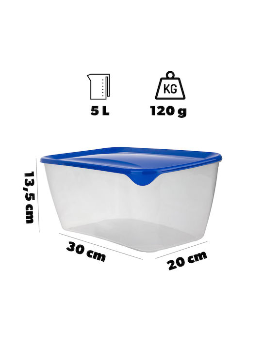 Curver Plastic Lunch Box Blue 5000ml