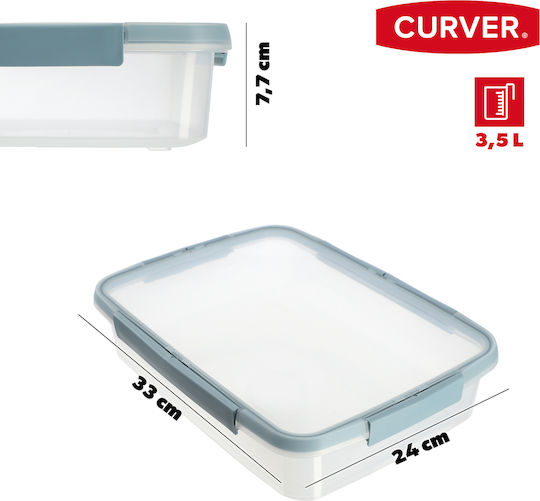 Food Storage Container Rectangular 3.5l Smart Eco Fresh 33.1x24.5x7.6cm