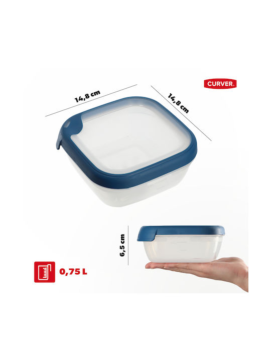 Square Food Container 0.75l Grand Chef Eco 15x15x6.5cm