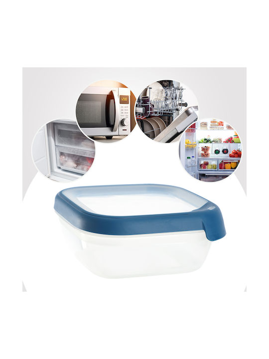 Square Food Container 0.75l Grand Chef Eco 15x15x6.5cm