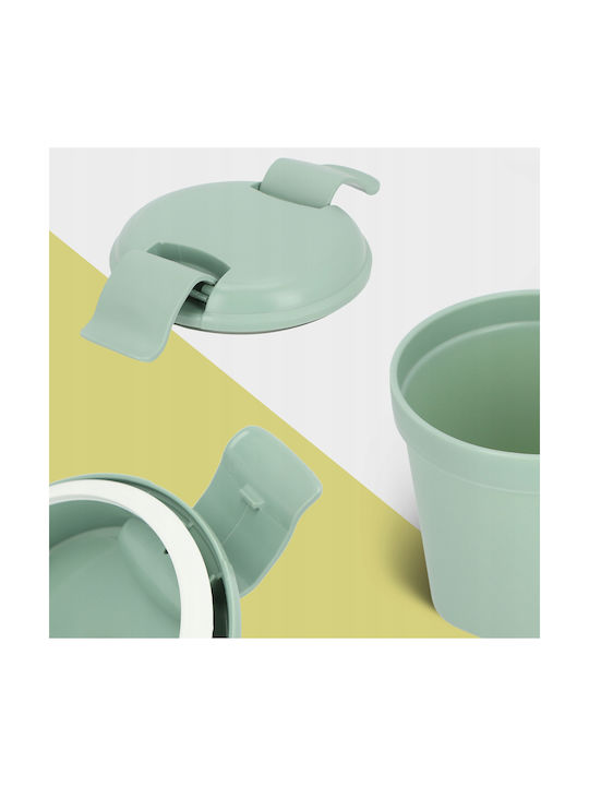 Food Container Cup Cup S 0.4l Smart Eco To Go Ø11x11cm Soft Green