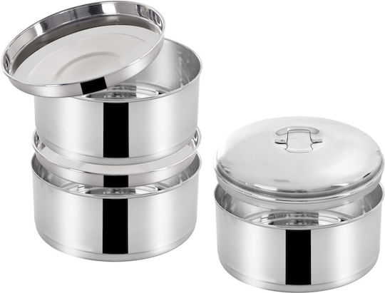 Orion Inox Lunch Box Gray 16cm