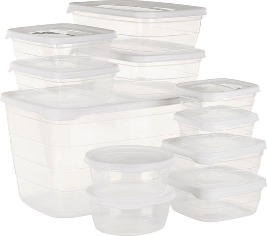 Excellent Houseware Set Cutii De Prânz Din Plastic 11 Bucăți