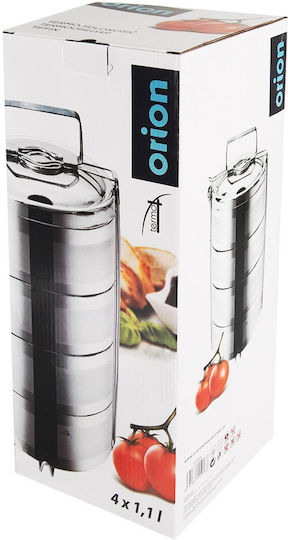 Orion Inox Thermo Lunch Box Silver 1100ml