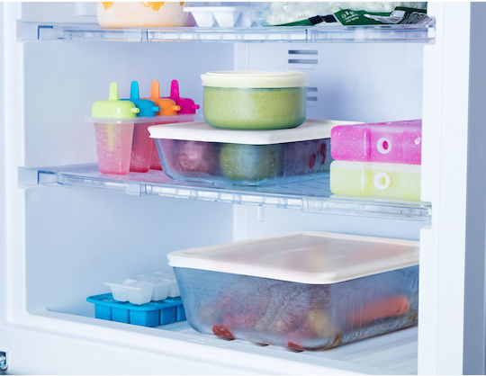 Pyrex C&F Glass White Lunch Box