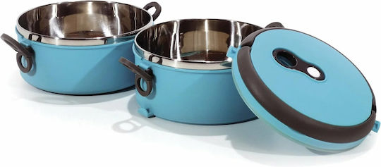 Gusto Casa Кутия за обяд Пластмаса Light Blue 1700мл 1бр
