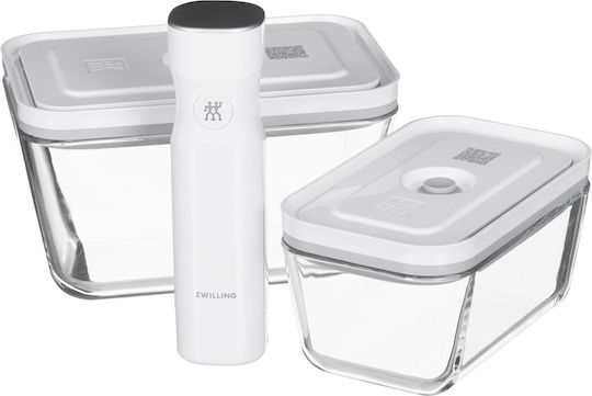 Zwilling J.A. Henckels Fresh & Save Set Glass Lunch Boxes Transparent 28.3cm 2 Pieces