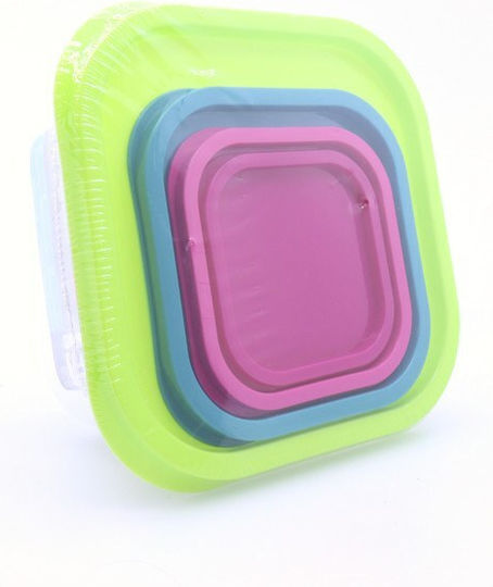 Sterk Set Of Transparent Plastic Lunch Boxes 4 Pieces