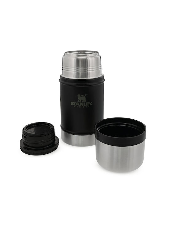 Stanley Legendary Classic Lunchbox Isolierte Lunchbox Inox Matt Black Pebble 700ml 1Stück