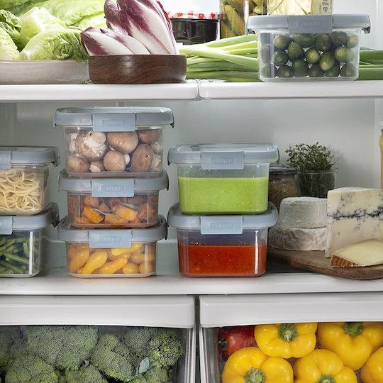 Food Storage Container Rectangular 0.7l Smart Eco Fresh 20.3 X 15.4 X 5.2 Cm