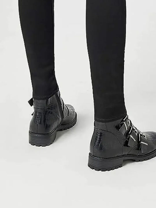 3301 Дамско Текстилно Панталонче в Super Skinny Кройка Yield Черен Superstretch