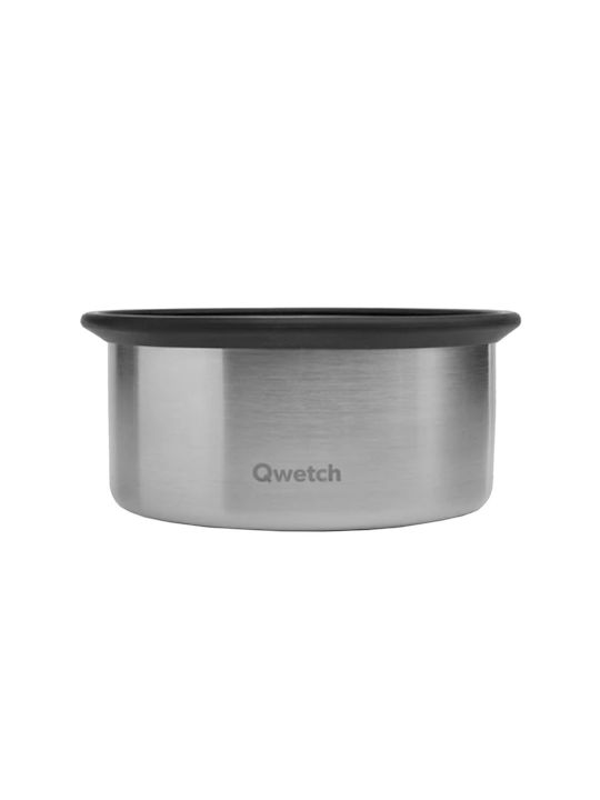Qwetch Δοχείο Φαγητού Inox Θερμός Μαύρο 900ml
