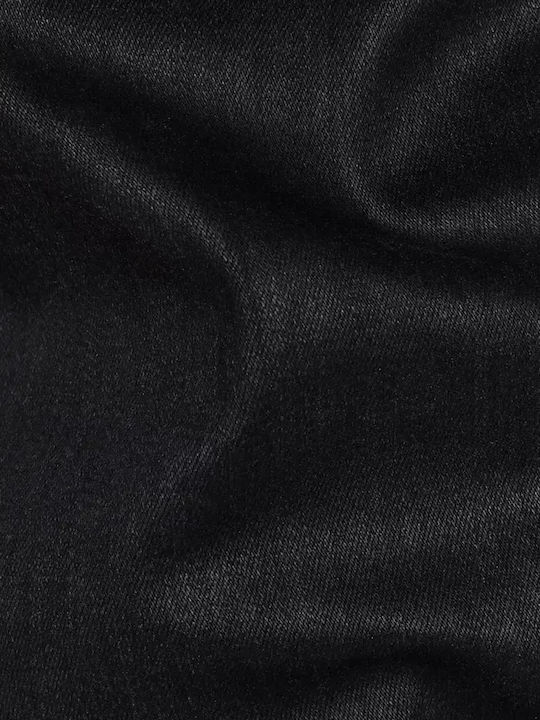 D Mid-Waist Дамско Текстилно Панталонче в Super Skinny Кройка Yield Black
